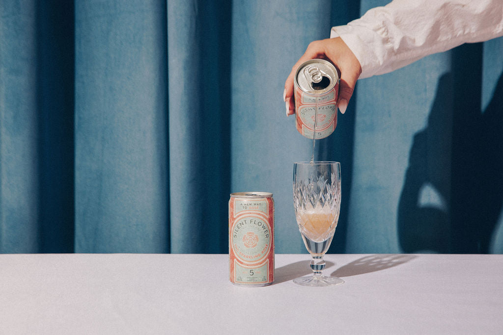 Sparkling Non-Alcoholic THC Rosé (4-pack)