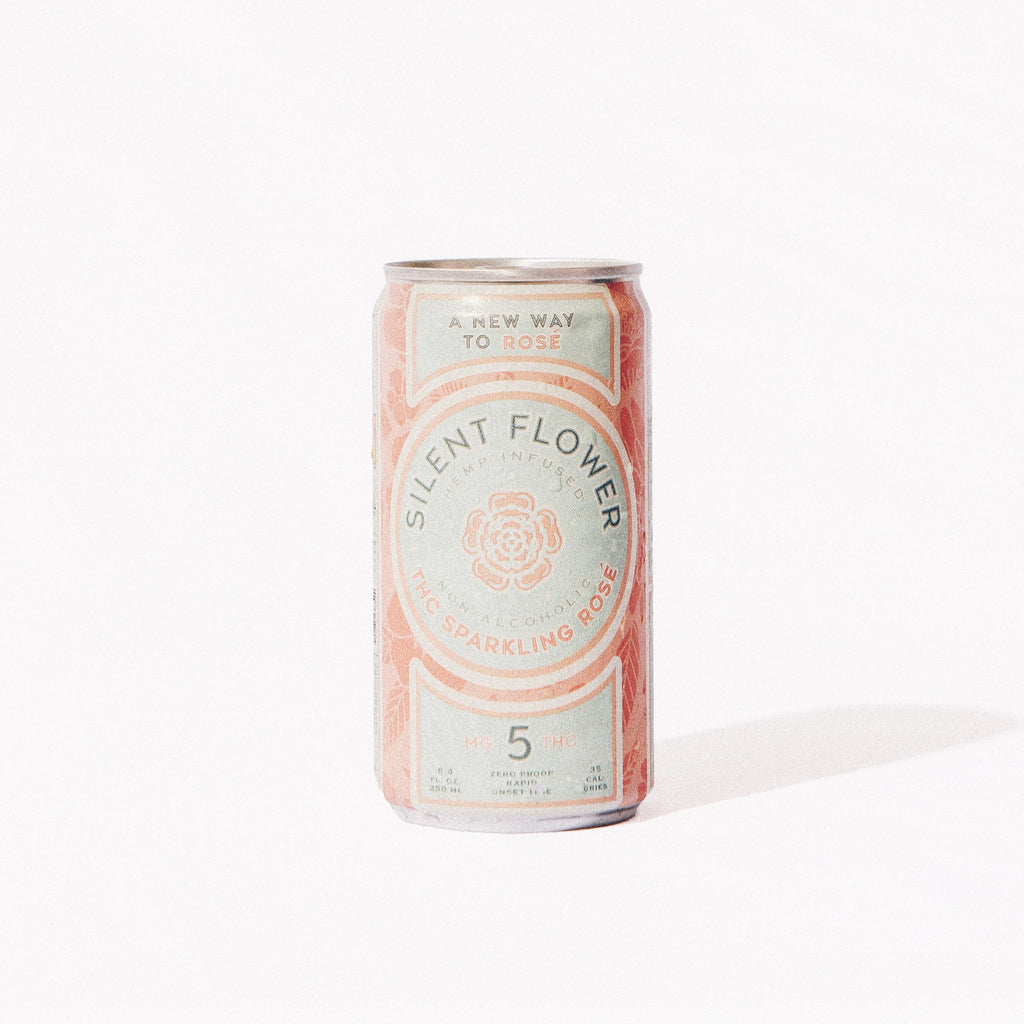 Sparkling Non-Alcoholic THC Rosé