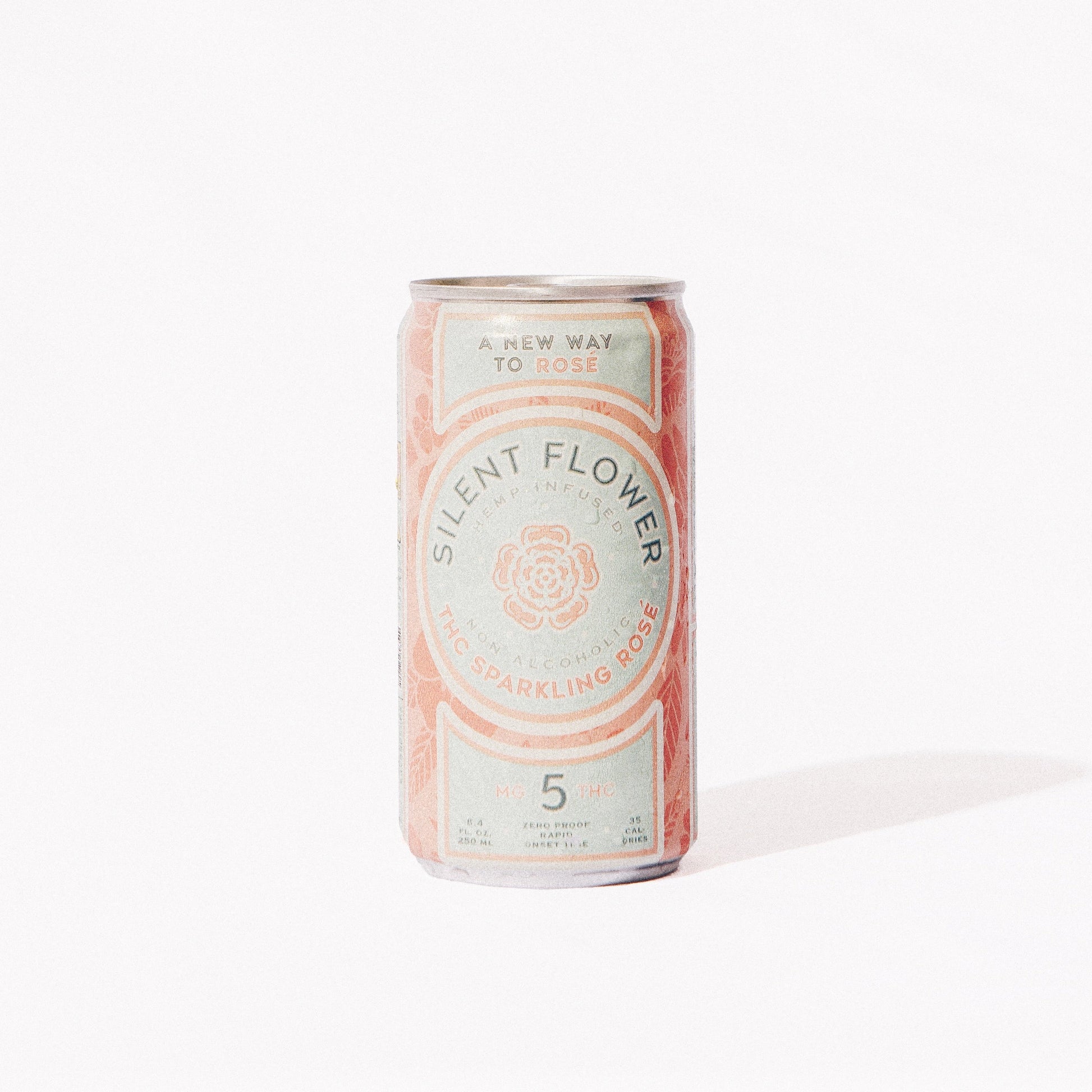 Sparkling Non-Alcoholic THC Rosé