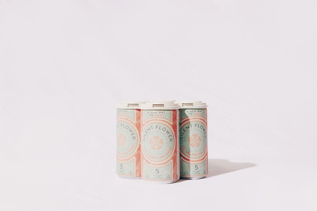 Sparkling Non-Alcoholic THC Rosé (4-pack)
